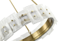 Люстра  подвесная ZORTES CLOUD-STONE ZRS.90610.60, Мощность - 50Вт, Тип лампы: LED, В -950мм/550мм / Ш - ø600мм