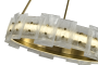 Люстра  подвесная ZORTES CLOUD-STONE ZRS.90610.60, Мощность - 50Вт, Тип лампы: LED, В -950мм/550мм / Ш - ø600мм