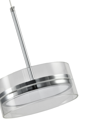Люстра  подвесная ZORTES DONUT ZRS.1802.01, Мощность - 12Вт, Тип лампы: LED, В -1800мм / Ш - ø200мм