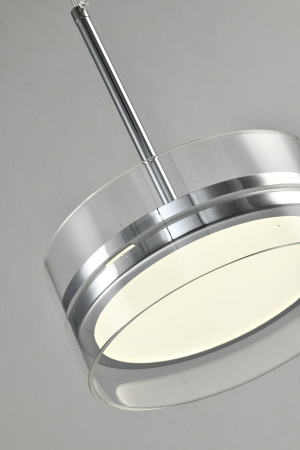 Люстра  подвесная ZORTES DONUT ZRS.1802.01, Мощность - 12Вт, Тип лампы: LED, В -1800мм / Ш - ø200мм