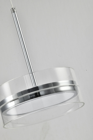 Люстра  подвесная ZORTES DONUT ZRS.1802.01, Мощность - 12Вт, Тип лампы: LED, В -1800мм / Ш - ø200мм