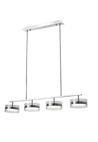 Люстра  подвесная ZORTES DONUT ZRS.1802.04, Мощность - 48Вт, Тип лампы: LED, В -1200мм / Ш - 1140мм