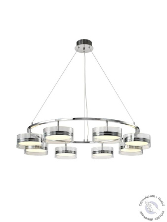 Люстра  подвесная ZORTES DONUT ZRS.1802.08, Мощность - 96Вт, Тип лампы: LED, В -1650мм / Ш - ø1050мм