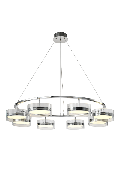Люстра  подвесная ZORTES DONUT ZRS.1802.08, Мощность - 96Вт, Тип лампы: LED, В -1650мм / Ш - ø1050мм