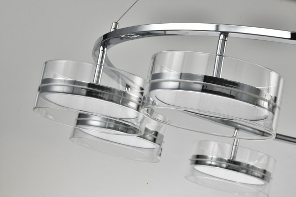 Люстра  подвесная ZORTES DONUT ZRS.1802.08, Мощность - 96Вт, Тип лампы: LED, В -1650мм / Ш - ø1050мм