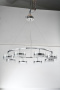Люстра  подвесная ZORTES DONUT ZRS.1802.08, Мощность - 96Вт, Тип лампы: LED, В -1650мм / Ш - ø1050мм