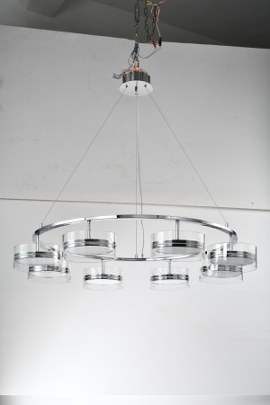 Люстра  подвесная ZORTES DONUT ZRS.1802.08, Мощность - 96Вт, Тип лампы: LED, В -1650мм / Ш - ø1050мм
