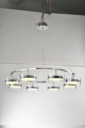 Люстра  подвесная ZORTES DONUT ZRS.1802.08, Мощность - 96Вт, Тип лампы: LED, В -1650мм / Ш - ø1050мм