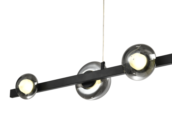 Люстра  подвесная ZORTES FRITTO ZRS.1888.06, Мощность - 24Вт, Тип лампы: LED, В -1650мм / Ш - 1200мм / Г - 120мм