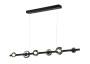 Люстра  подвесная ZORTES FRITTO ZRS.1888.06, Мощность - 24Вт, Тип лампы: LED, В -1650мм / Ш - 1200мм / Г - 120мм