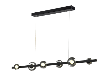 Люстра  подвесная ZORTES FRITTO ZRS.1888.06, Мощность - 24Вт, Тип лампы: LED, В -1650мм / Ш - 1200мм / Г - 120мм