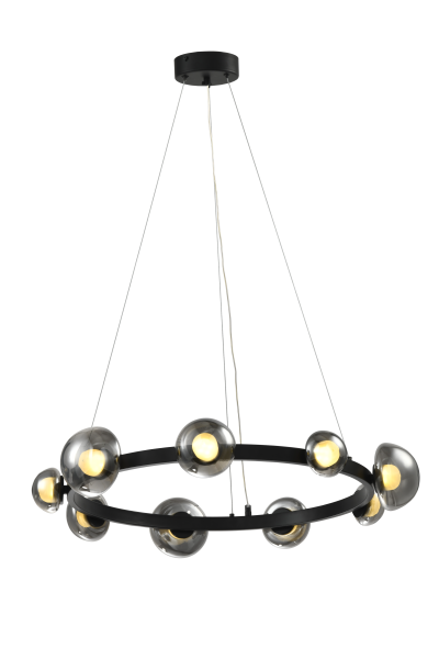 Люстра  подвесная ZORTES FRITTO ZRS.1888.09, Мощность - 36Вт, Тип лампы: LED, В -1600мм / Ш - ø680мм