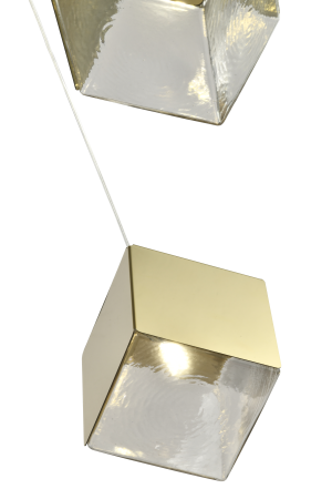 Люстра  подвесная ZORTES ICE CUBE ZRS.1005.03, Мощность - 30Вт , Тип лампы: G9, В -1800мм/650мм / Ш - 250мм
