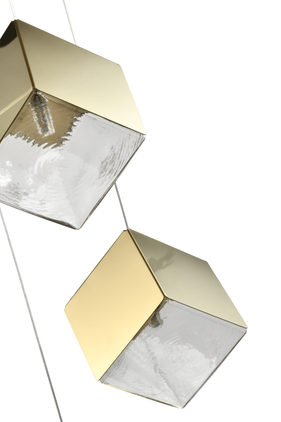 Люстра  подвесная ZORTES ICE CUBE ZRS.1005.05, Мощность - 50Вт , Тип лампы: G9, В -1800мм/650мм / Ш - 350мм