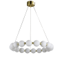 Люстра  подвесная ZORTES KRANZ ZRS.1585.18, Мощность - 80Вт, Тип лампы: LED, В -1580мм / Ш - 640мм / Ш - ø640мм