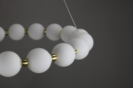 Люстра  подвесная ZORTES KRANZ ZRS.1585.18, Мощность - 80Вт, Тип лампы: LED, В -1580мм / Ш - 640мм / Ш - ø640мм