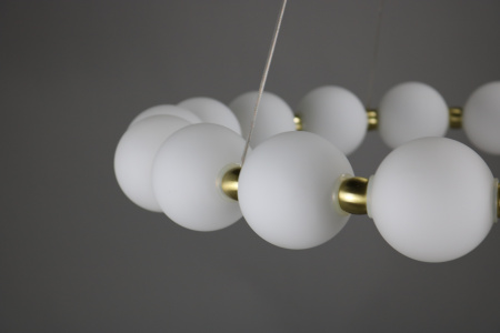 Люстра  подвесная ZORTES KRANZ ZRS.1585.18, Мощность - 80Вт, Тип лампы: LED, В -1580мм / Ш - 640мм / Ш - ø640мм