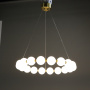 Люстра  подвесная ZORTES KRANZ ZRS.1585.18, Мощность - 80Вт, Тип лампы: LED, В -1580мм / Ш - 640мм / Ш - ø640мм