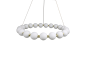 Люстра  подвесная ZORTES KRANZ ZRS.1585.21, Мощность - 100Вт, Тип лампы: LED, В -1580мм / Ш - 735мм / Ш - ø730мм