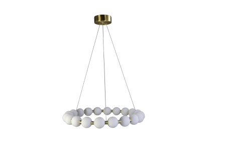Люстра  подвесная ZORTES KRANZ ZRS.1585.21, Мощность - 100Вт, Тип лампы: LED, В -1580мм / Ш - 735мм / Ш - ø730мм