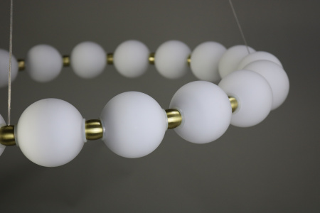 Люстра  подвесная ZORTES KRANZ ZRS.1585.21, Мощность - 100Вт, Тип лампы: LED, В -1580мм / Ш - 735мм / Ш - ø730мм