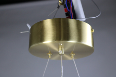 Люстра  подвесная ZORTES KRANZ ZRS.1585.21, Мощность - 100Вт, Тип лампы: LED, В -1580мм / Ш - 735мм / Ш - ø730мм