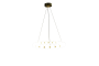 Люстра  подвесная ZORTES KRANZ ZRS.1585.21, Мощность - 100Вт, Тип лампы: LED, В -1580мм / Ш - 735мм / Ш - ø730мм