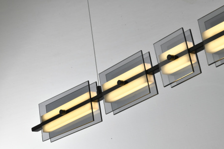 Люстра  подвесная ZORTES LOFT ZRS.1802.100, Мощность - 18Вт, Тип лампы: LED, В -1500мм / Ш - 1025мм / Г - 150мм