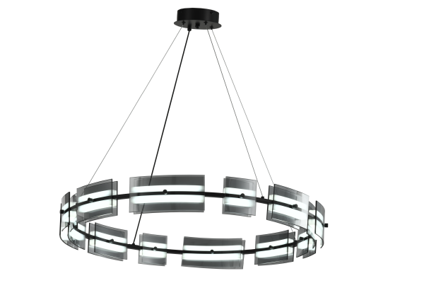 Люстра  подвесная ZORTES LOFT ZRS.1802.80, Мощность - 40Вт, Тип лампы: LED, В -1500мм / Ш - ø800мм / Г - 800мм