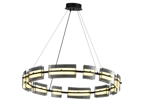 Люстра  подвесная ZORTES LOFT ZRS.1802.80, Мощность - 40Вт, Тип лампы: LED, В -1500мм / Ш - ø800мм / Г - 800мм