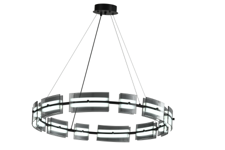 Люстра  подвесная ZORTES LOFT ZRS.1802.80, Мощность - 40Вт, Тип лампы: LED, В -1500мм / Ш - ø800мм / Г - 800мм
