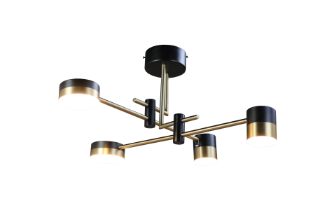 Люстра  подвесная ZORTES LUNAR ZRS.1805.04, Мощность - 40Вт, Тип лампы: LED, В -320мм / Ш - 600мм / Ш - ø600мм