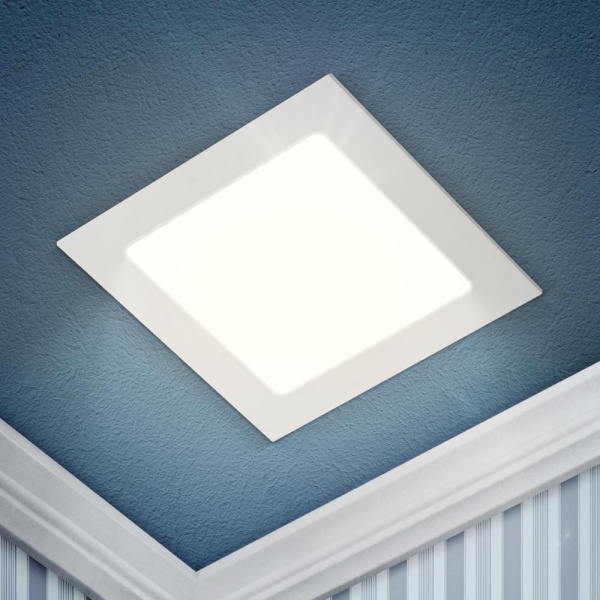 LED 2-24-4K/1 Светильник ЭРА LED 2-24-4K/1 Светильник ЭРА светодиодный квадратный LED 24W 220V 4000K (20/240) (20/180)