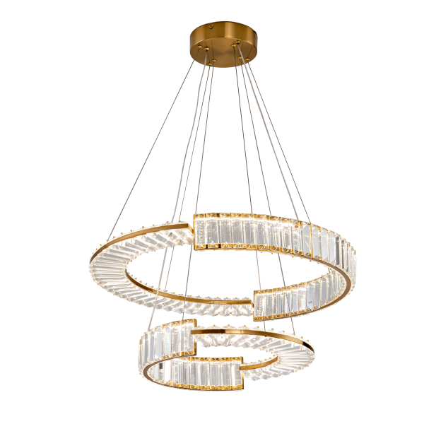 Подвесная люстра Zortes Moi ZRS.1201.02, Мощность - 60Вт, Тип лампы: LED, В -1200мм/500мм / Ш - ø600+400мм