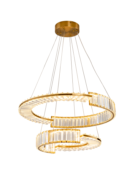 Подвесная люстра Zortes Moi ZRS.1201.02, Мощность - 60Вт, Тип лампы: LED, В -1200мм/500мм / Ш - ø600+400мм