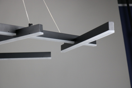 Подвесной Потолочный светильник ZORTES AVEN ZRS.01243.03, Мощность - 80Вт, Тип лампы: LED, В -1500мм/700мм / Ш - 1000мм