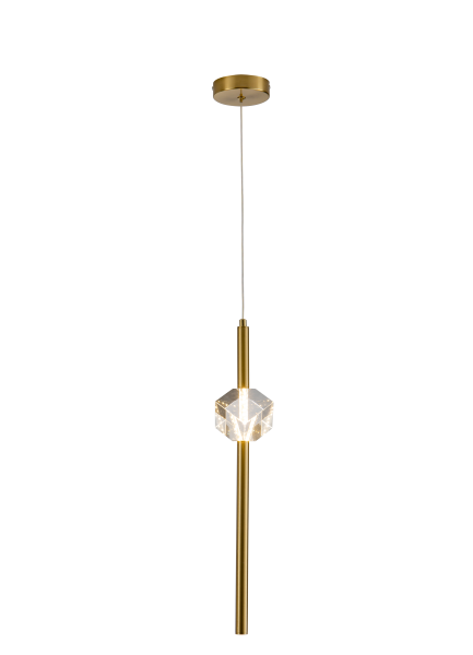 Подвесной светильник Zortes Brilly ZRS.30514.04, Мощность - 6Вт, Тип лампы: LED, В -1200мм/600мм / Ш - ø120мм