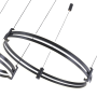 Подвесной светильник Zortes DUBLE-R ZRS.27510.02, Мощность - 125Вт, Тип лампы: LED, В -1500мм/350мм / Ш - Ø400мм+600мм