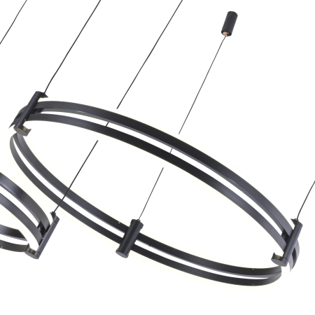 Подвесной светильник Zortes DUBLE-R ZRS.27510.02, Мощность - 125Вт, Тип лампы: LED, В -1500мм/350мм / Ш - Ø400мм+600мм