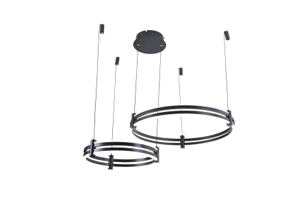 Подвесной светильник Zortes DUBLE-R ZRS.27510.02, Мощность - 125Вт, Тип лампы: LED, В -1500мм/350мм / Ш - Ø400мм+600мм