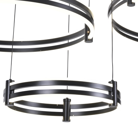 Подвесной светильник Zortes DUBLE-R ZRS.27510.03, Мощность - 228Вт, Тип лампы: LED, В -1500мм/350мм / Ш - Ø400мм+600мм+800мм
