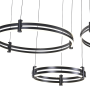 Подвесной светильник Zortes DUBLE-R ZRS.27510.03, Мощность - 228Вт, Тип лампы: LED, В -1500мм/350мм / Ш - Ø400мм+600мм+800мм