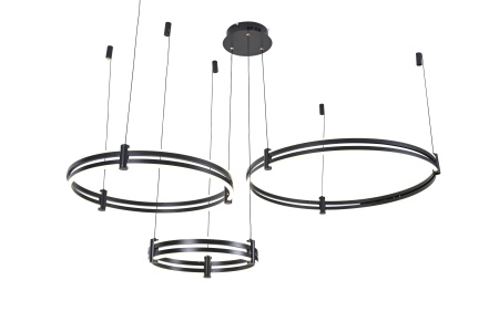 Подвесной светильник Zortes DUBLE-R ZRS.27510.03, Мощность - 228Вт, Тип лампы: LED, В -1500мм/350мм / Ш - Ø400мм+600мм+800мм