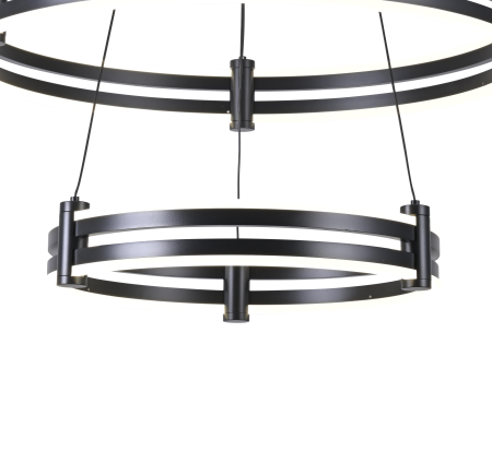 Подвесной светильник Zortes DUBLE-R ZRS.30514.09, Мощность - 125Вт, Тип лампы: LED, В -1500мм/350мм / Ш - Ø400мм+600мм