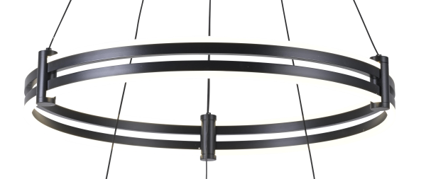 Подвесной светильник Zortes DUBLE-R ZRS.30514.09, Мощность - 125Вт, Тип лампы: LED, В -1500мм/350мм / Ш - Ø400мм+600мм