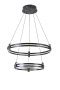Подвесной светильник Zortes DUBLE-R ZRS.30514.09, Мощность - 125Вт, Тип лампы: LED, В -1500мм/350мм / Ш - Ø400мм+600мм