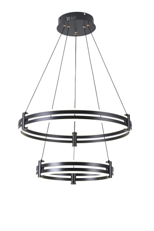 Подвесной светильник Zortes DUBLE-R ZRS.30514.09, Мощность - 125Вт, Тип лампы: LED, В -1500мм/350мм / Ш - Ø400мм+600мм