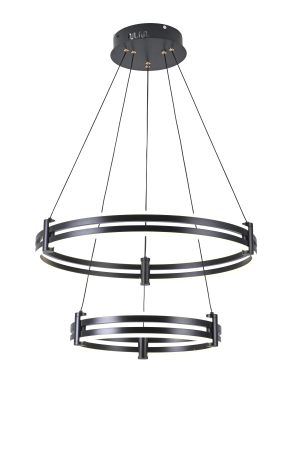 Подвесной светильник Zortes DUBLE-R ZRS.30514.09, Мощность - 125Вт, Тип лампы: LED, В -1500мм/350мм / Ш - Ø400мм+600мм