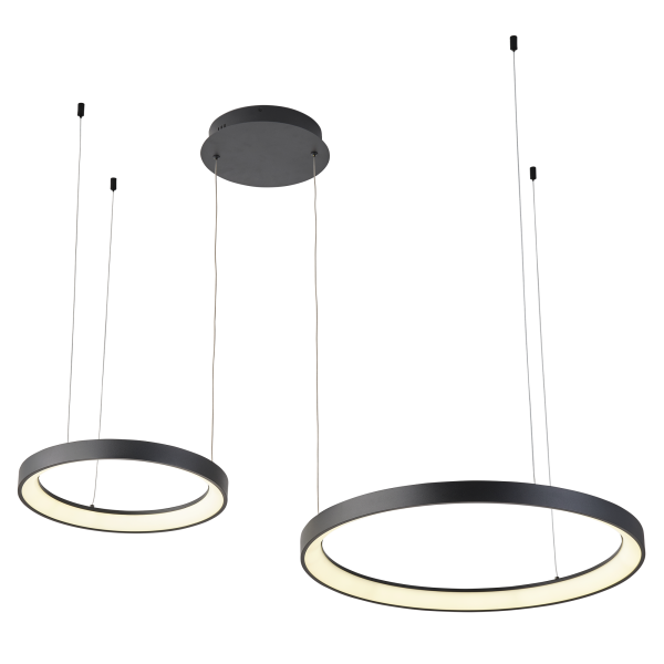 Подвесной светильник Zortes Innra ZRS.90611.02, Мощность - 78Вт, Тип лампы: Epistar LED, В -2000мм/350мм / Ш - Ø380мм+580мм