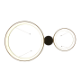 Подвесной светильник Zortes Innra ZRS.90611.02, Мощность - 78Вт, Тип лампы: Epistar LED, В -2000мм/350мм / Ш - Ø380мм+580мм